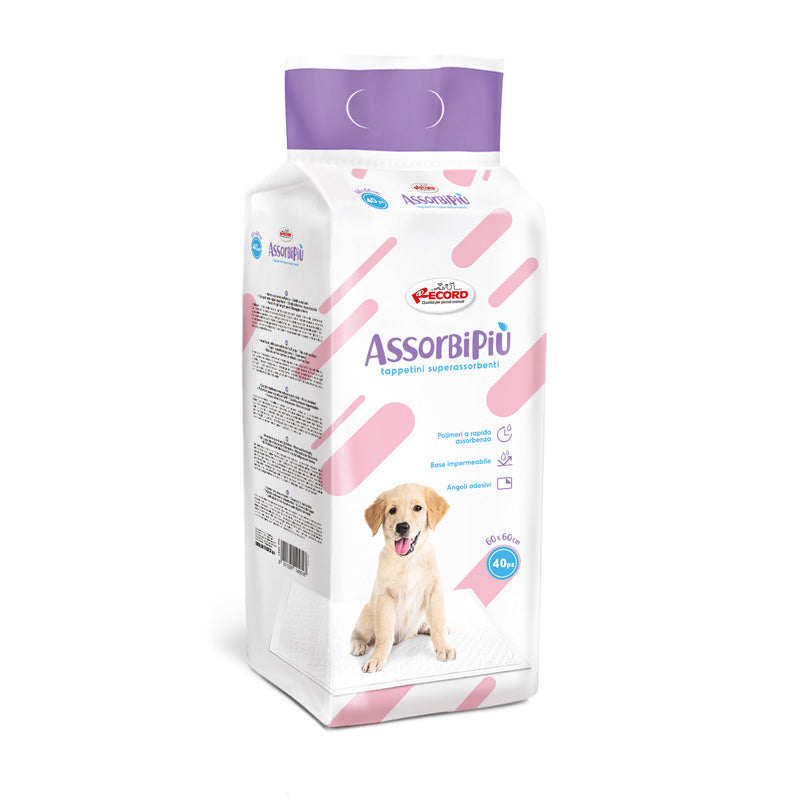 Tappetini extra assorbenti 60x60, Record Assorbipiù, 11 o 40pz