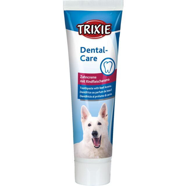 Dentifricio per cani al profumo di carne_TRIXIE