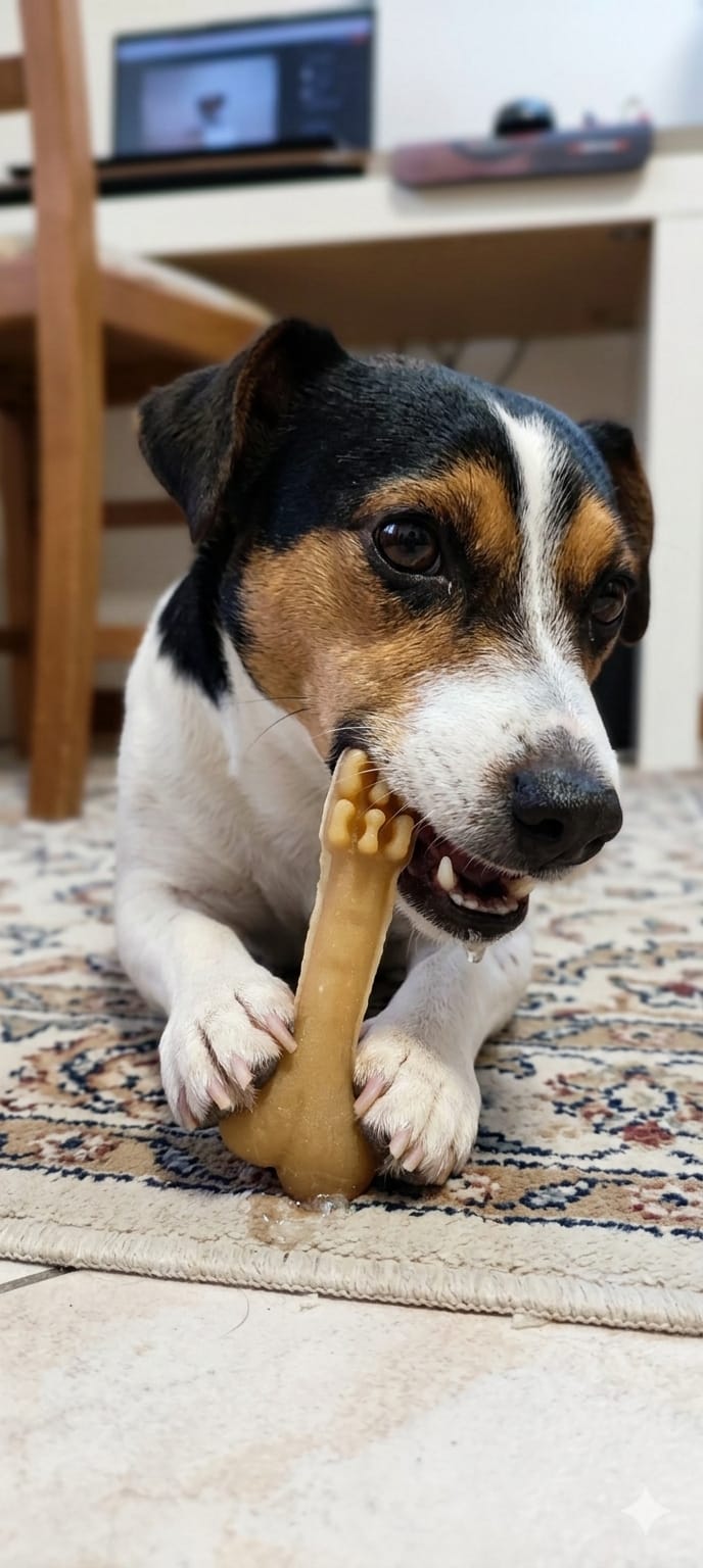Spazzolino da denti masticabile per cani, Wevegetal, 20g