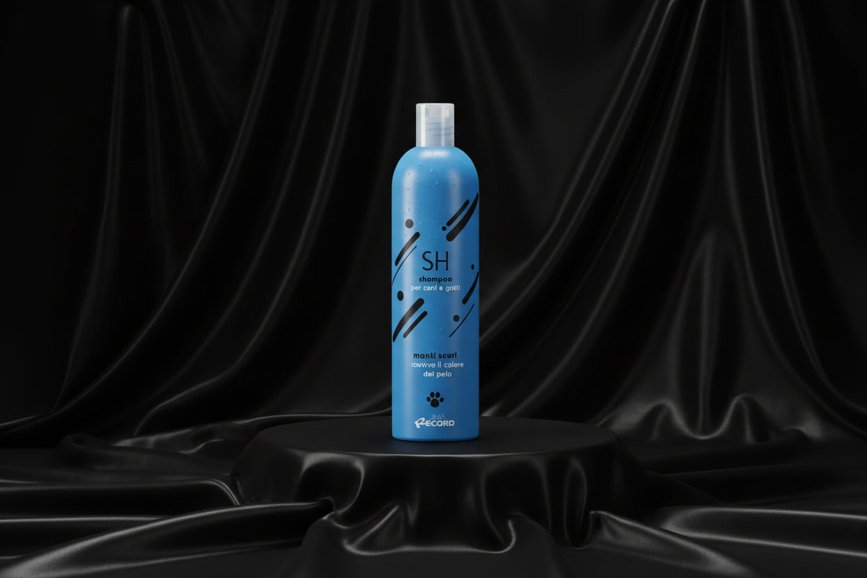 Shampoo per cani dal manto scuro, 250ml, Color specialist Record