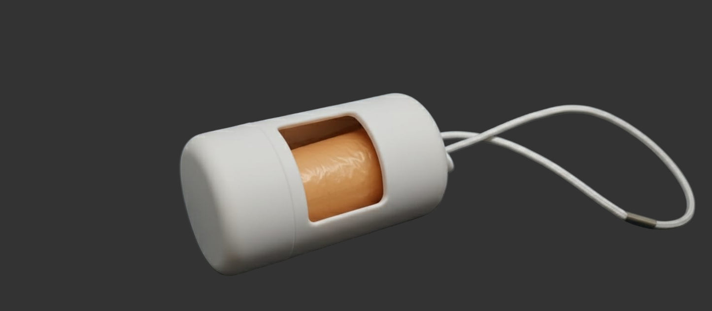 Dispenser sacchetti igienici cilindro