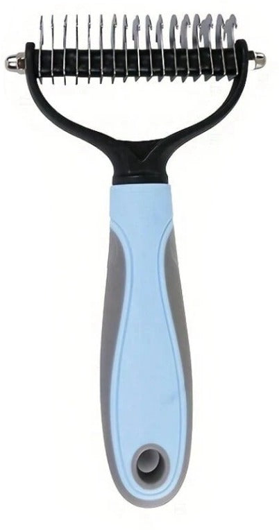 Spazzola per cani a rastrello, cardatore per deshedding