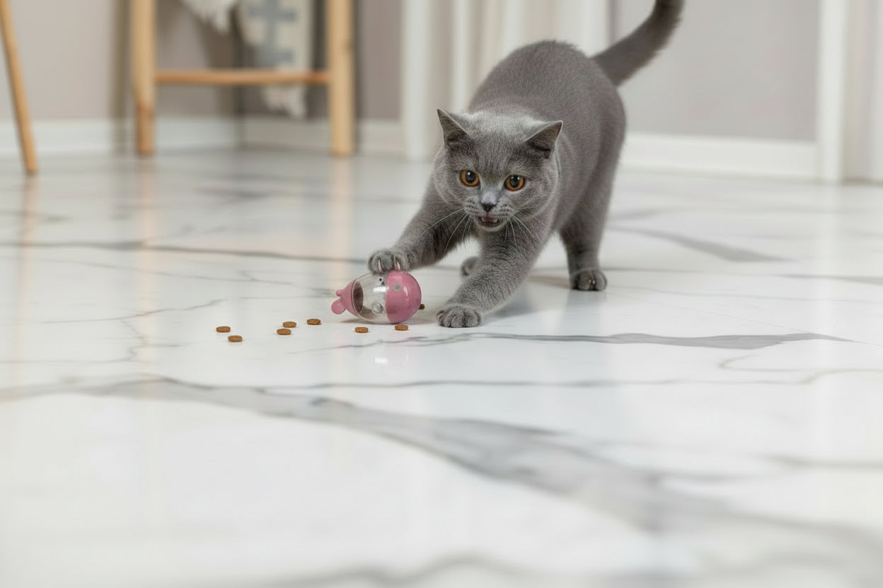Topo Snack_TRIXIE_Gioco di attivazione mentale anti ribaltamento contro l'ansia e la noia del gatto