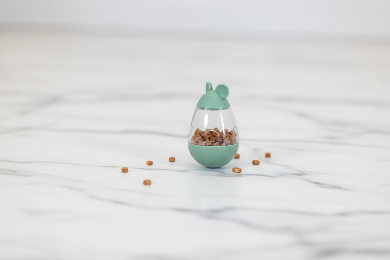 Topo Snack_TRIXIE_Gioco di attivazione mentale anti ribaltamento contro l'ansia e la noia del gatto