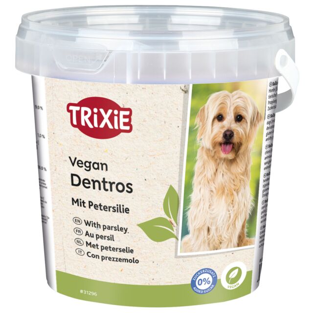 Stick vegani a forma di osso, con Prezzemolo, Trixie, 500g