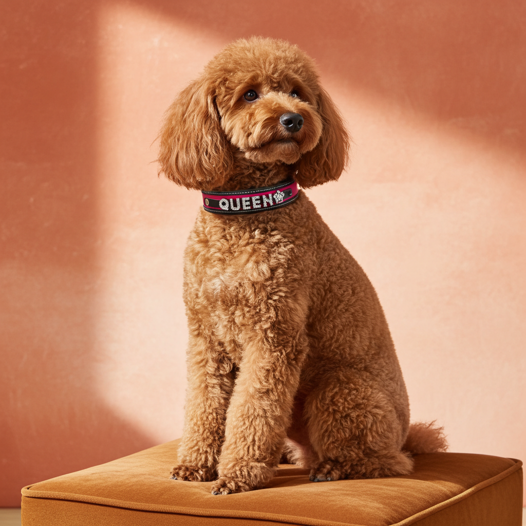 Collare personalizzabile con nome, per cani da 17 a 48cm circonferenza collo