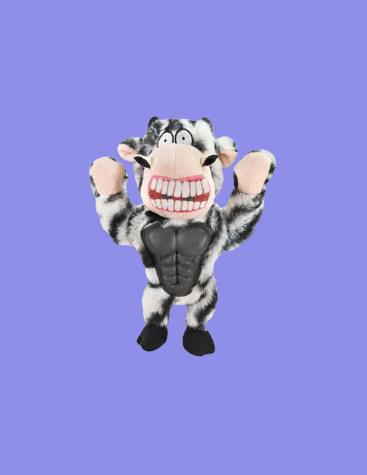 gioco per cani resistente, simpatico, zebra