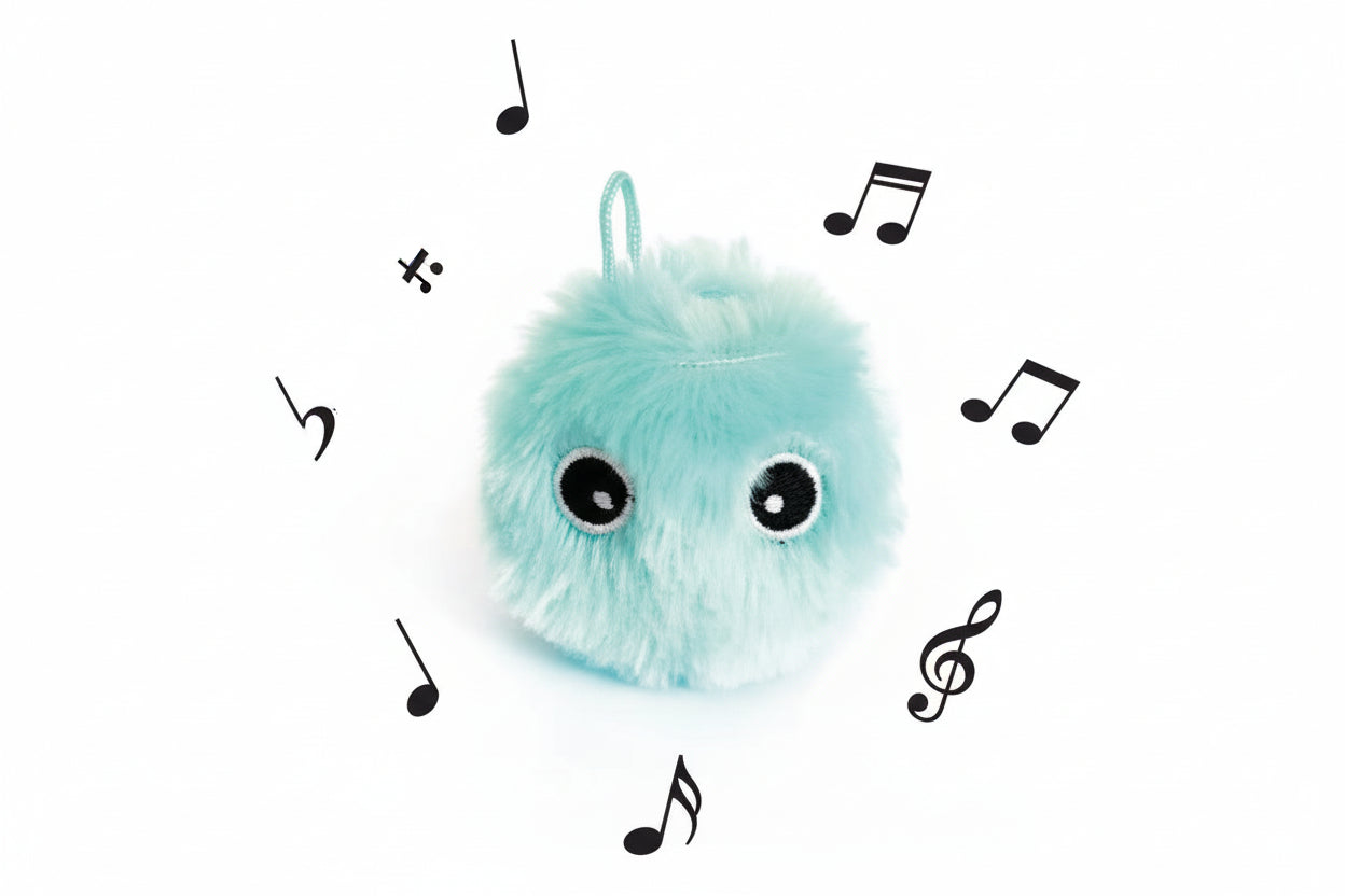 Pallina sonora in peluche, gioco per gatti interattivo e coinvolgente