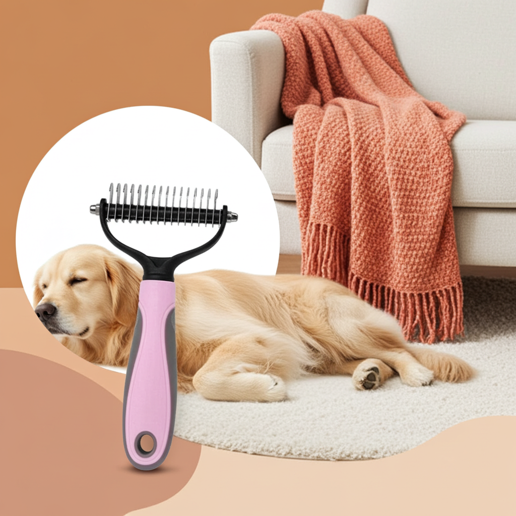cardatore per deshedding rosa