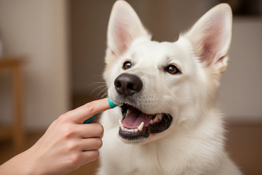 Dentifricio per cani al profumo di carne_TRIXIE