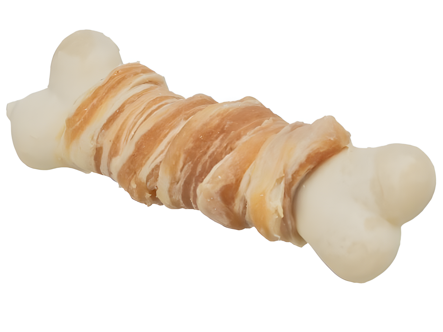 Ossetti snack con filetti di pollo arrotolati e merluzzo, 100g