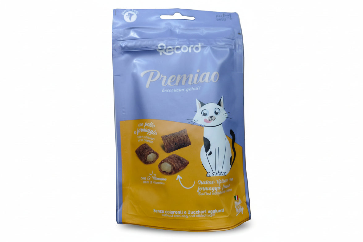 Snack per gatti morbidi ripieno, Premiao Record,Prendi 3 Paghi 2